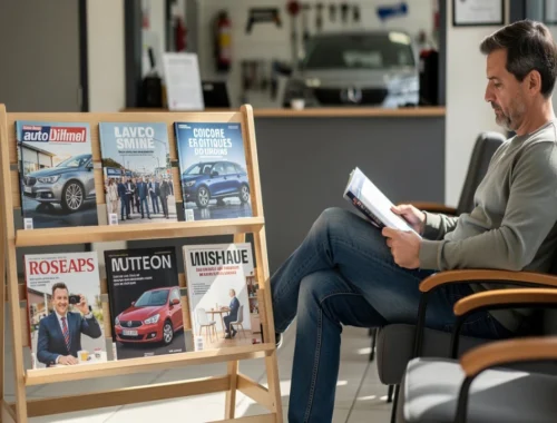 Salle d'attente en auto-école ou en garage : quels magazines proposer à vos clients ?